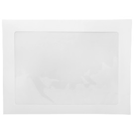 JAM Paper® (9 x 12) Booklet Window Display Envelopes - White - 25 envelopes per Pack