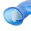 1400ml U Shaped Hot Water Bag Translucent Blue PVC Heating