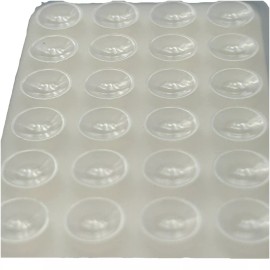 Unbranded Cell Phone Silicone Suction Pad For Fixture Suction Cup Backed Adhesive