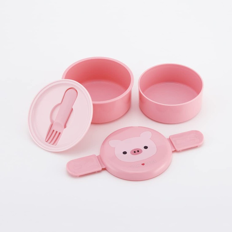 Skater ONWR1AG-A Pompon's Pig Lunch Box, 16.9 fl oz (500