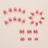 Press On Nails Almond Short Square Ballet Shaped, Cute Design