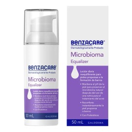 Loción Benzacare Microbioma Equalizer Piel Propensa A Barros Grasa Día/noche