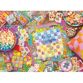 Buffalo Games - Aimee Stewart - Kitschy Game Night - 1000 Piece Puzzle for Adults - Challenging Puzzle Perfect for Game Nights - Finished Size is 26.75 x 19.75 cm