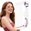 Independence Day Face Tattoos, 4th of July Temporary Tattoo Decal