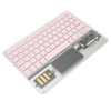 Wireless Bluetooth Keyboard Multifunctional Acrylic Keyboard for Windows for Android