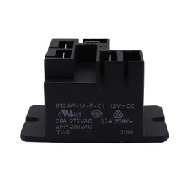 832AW-1A-F-C1 12VDC 30A 250VAC General Purpose Power Relay Heavy Duty Power Relay