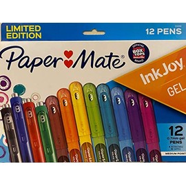 Paper Mate InkJoy Gel, 12 pens, 0.7mm, medium point,multicolor, Limited Edition