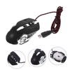 SEWACC LED Optical Gaming Mouse Ergonomic USB Wired Design Dpi