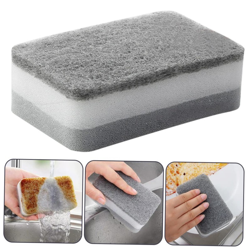 Healeved 20pcs Kitchen Dish Cleaning Sponge Multi-Functional Water Absorbing Scrub