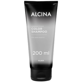 ALCINA Colour Shampoo Silver, 1 x 200 ml - Colour-Protecting Care Shampoo for Light Blonde and Silver Hair - Shine and Care for Coloured and Highlighted Hair