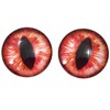 Big 40mm Glass Fiery Orange Cat Eyes Or Dragon Eyes