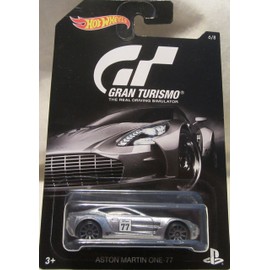 Hot Wheels 2016 Gran Turismo Aston Martin One-77 6/8, Silver