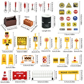 YAXZIM Gnome Accessories Miniature, Gnome Construction Site, Gnome Accessories Miniature Tool Box Set, Gnome Accessories Christmas, Dollhouse Accessories, Miniature Garden Tools Decoration (A)