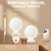 1X/20X Magnifying Mirror with Light, Double Sided Makeup Mirror with