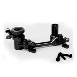 Aluminum Servo Steering Assembly Set Bellcranks for 1/7 UDR,Replace#8543 (Black)