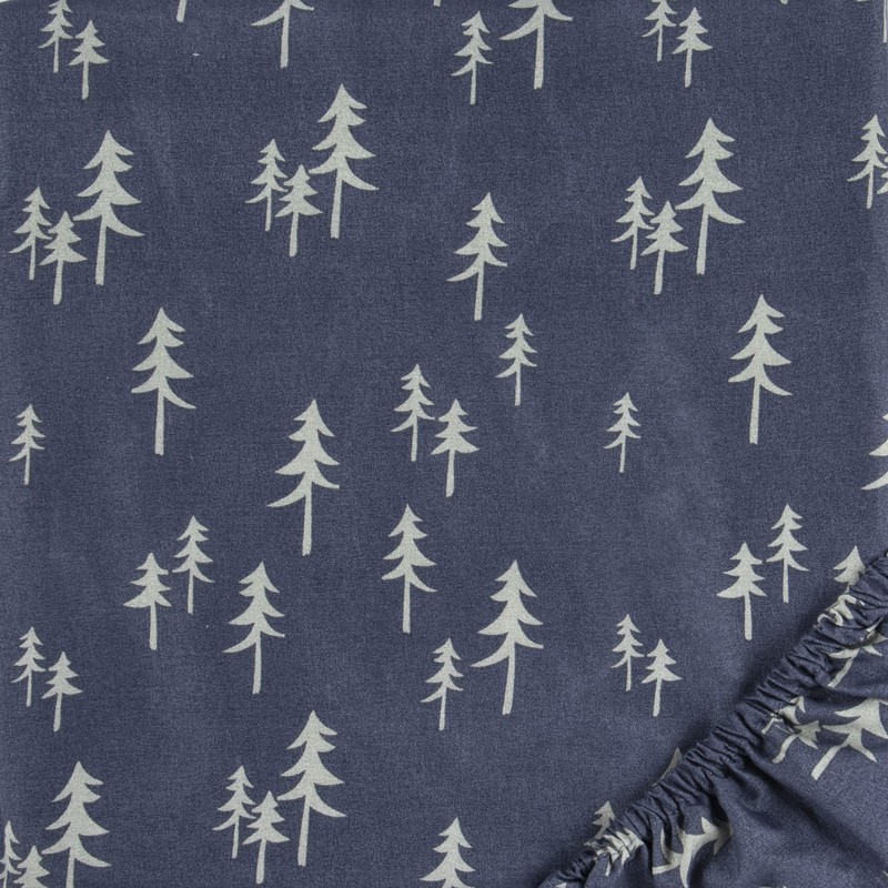 Pine Fox 2-Pack Microfiber Fitted Crib Sheet Set by Sammy