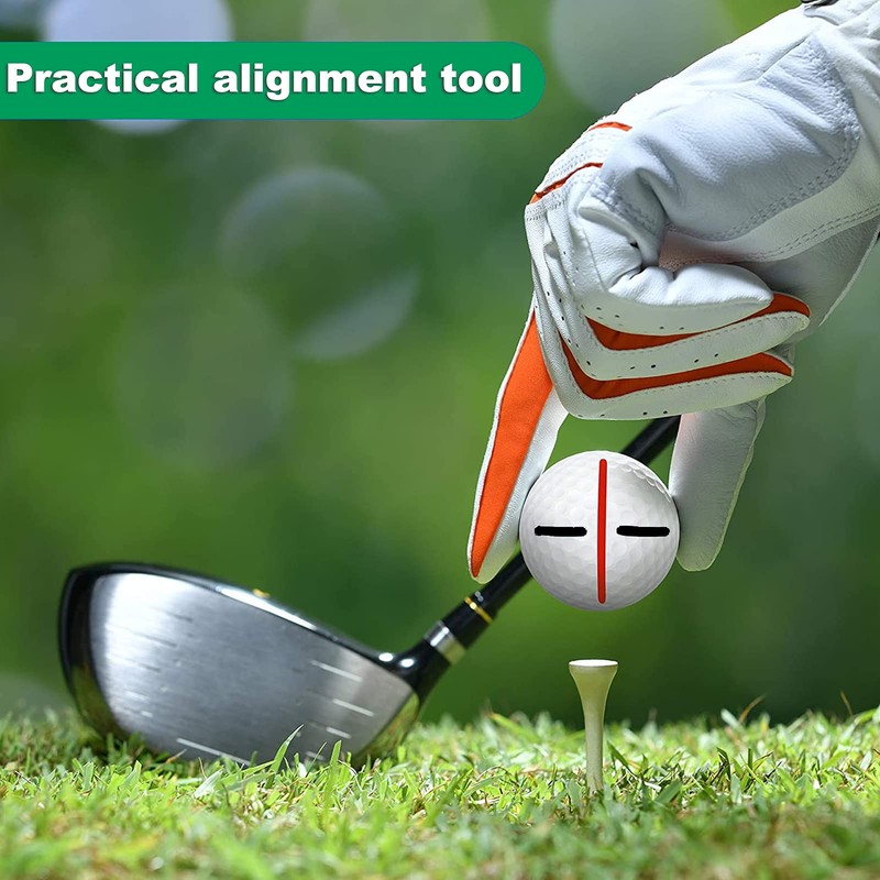 Geeorzo Golf Ball Line Alignment Kits, Golf Ball Liner Template