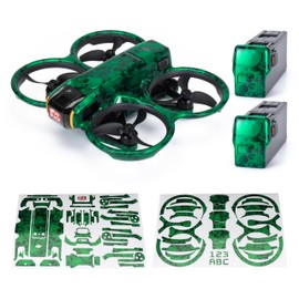 WRAPGRADE Skin Sticker for DJI AVATA 2 (Emerald Skull)