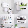 LUXEAR Suction Cup Shower Caddy - No Drilling Removable Shelf