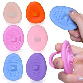 6PCS Fun Rebound Stress Relief Toys, Textured Stress Relief Stones, Fidget Relief Toys for Adults and Kids, Can Relieve Anxiety and Be Used As Classroom Prizes