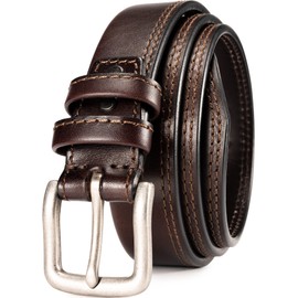 WOLFANT Thicken Heavy Duty EDC Work Gun Belts for Men,100% Italian Full Grain Real Solid Leather