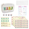 TUSAUW Mini American Mahjong Tile Set Include 166 0.8 Inch