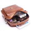 Langzu Men's Genuine Leather Messenger Shoulder Bag Handbag CrossBody Briefcase