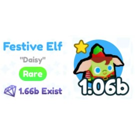Festive Elf Christmas Rare Pet Simulator sim X PSX for Roblox