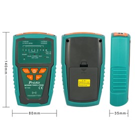 Pro'sKit MT-7028 Network/Coaxial Cables Toner Generator Probe Kit Cable Tester, Wire Tracing Up To 3 Kilometer