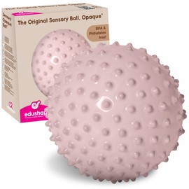 Edushape Original Sensory Ball - 7" Boho Chic Pink Baby Ball Enhances Gross Motor Skills for Kids 6 Months & Up
