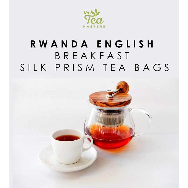 The Tea Masters Prism Tea Bags - Rwanda English Breakfast