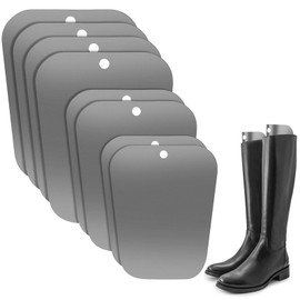 Bememo 8 Pieces Boot Shaper Form Inserts Tall Boot Support for Women and Men(12 Inch, 14 Inch, 16 Inch, Light Gray)