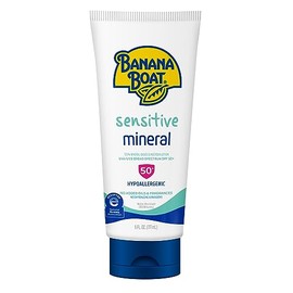 Banana Boat Simply Protect Sunscreen Lotion for Sensitive Skin, SPF 50, 6 oz Pack of 3                                                                
