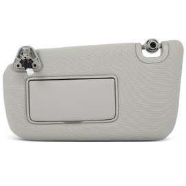 SCITOO Left Driver Side Auto Sun Visor Assembly Replacement for 2013-2019 for Nissan Sentra Gray Car Sun Visor with Sunroof