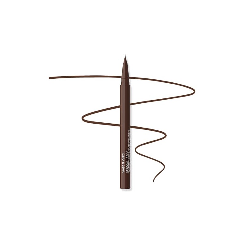 Wet n Wild Mega Last Breakup Proof Liquid Eyeliner, Brauner
