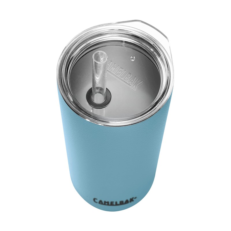 CamelBak Stainless Steel Vacuum Insulated Straw Tumbler, Dusk Blue, 600