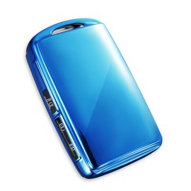 Kimity for MZD Key Fob Cover, Stylish Soft TPU Key Case for MZD CX-5 CX-9 CX-30 CX-50 MZD 3 6 Hatchback (4 buttons) Smart Key Fob Shell Series Keyless Entry Smart Car (Blue, B), Blue, B