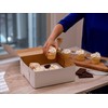 SCT White One-Piece Non-Window Bakery Boxes, 4 x 2 x