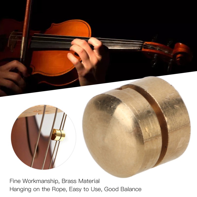 Wolf Tone Mute Polishing Finish Fine Workmanship Brass Violin Practice
