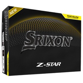 Srixon Z-Star 9 - Pelota de Golf de Alto Rendimiento | Alcance Extremo y Giro | Núcleo FastLayer DG Core 2.0 | Revestimiento Spin Skin+ | Control y Tacto Suave | Disponible en Color Blanco y Amarillo