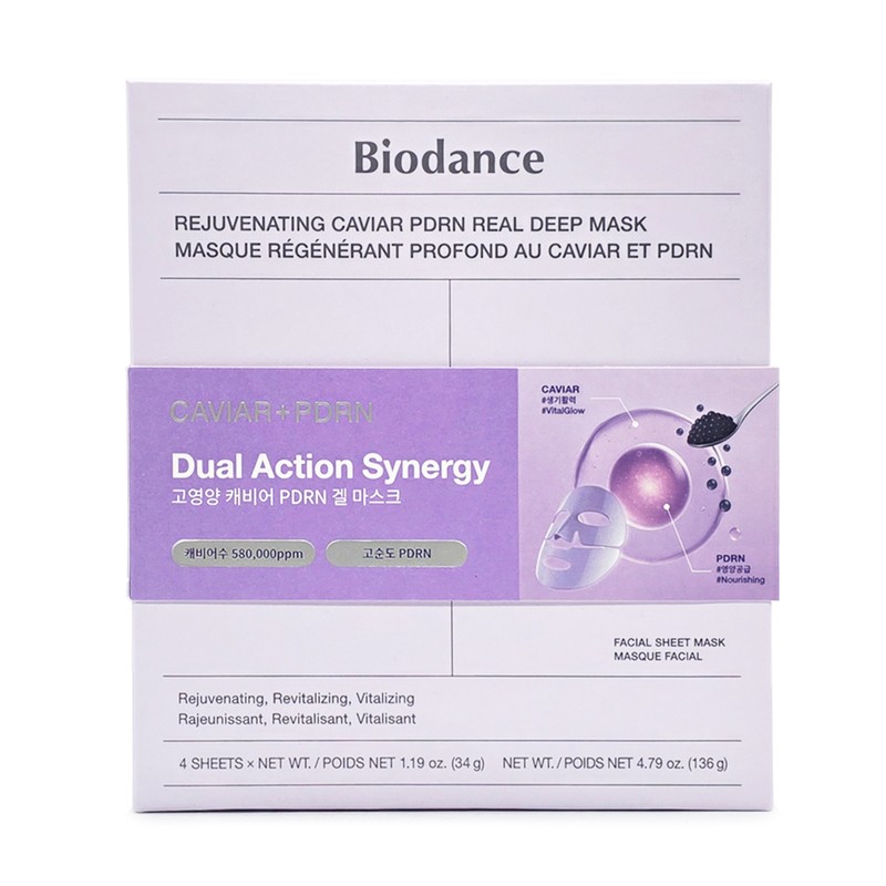 Biodance Rejuvenating Caviar PDRN Real Deep Mask 4 sheets /