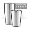 Piña Barware Stainless Steel Commercial Bar Boston Shaker Tin Set