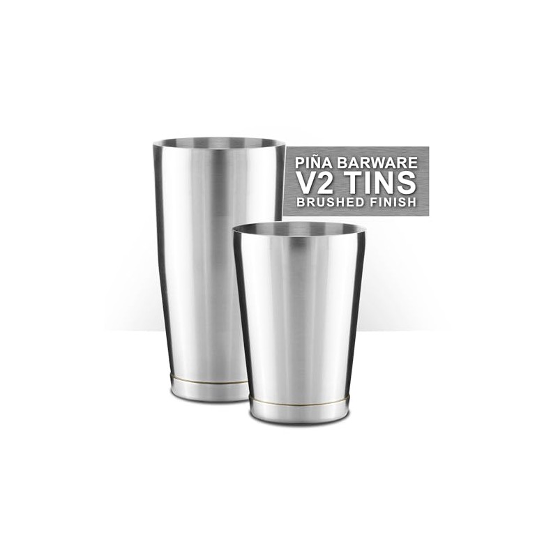 Piña Barware Stainless Steel Commercial Bar Boston Shaker Tin Set