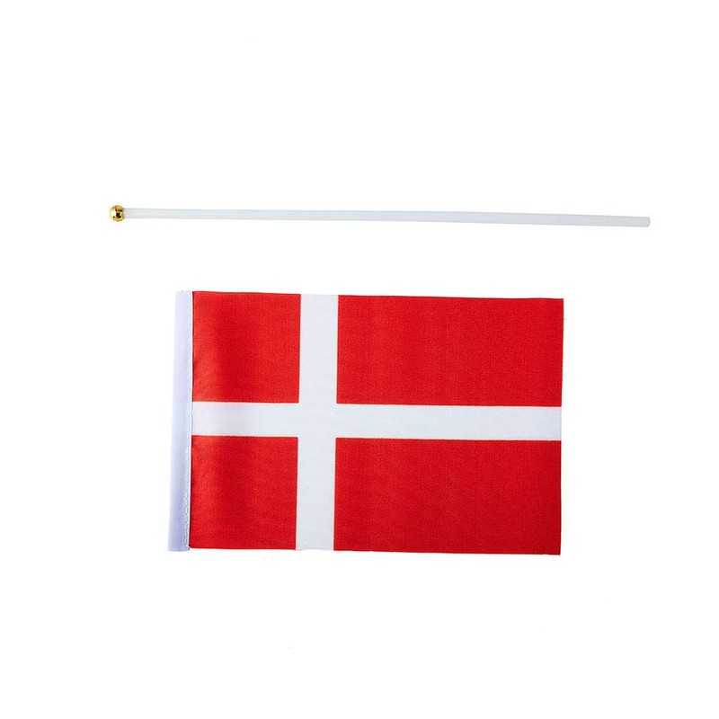 Denmark Flag Danish Flag, Small Mini Handheld Denmark Flags on