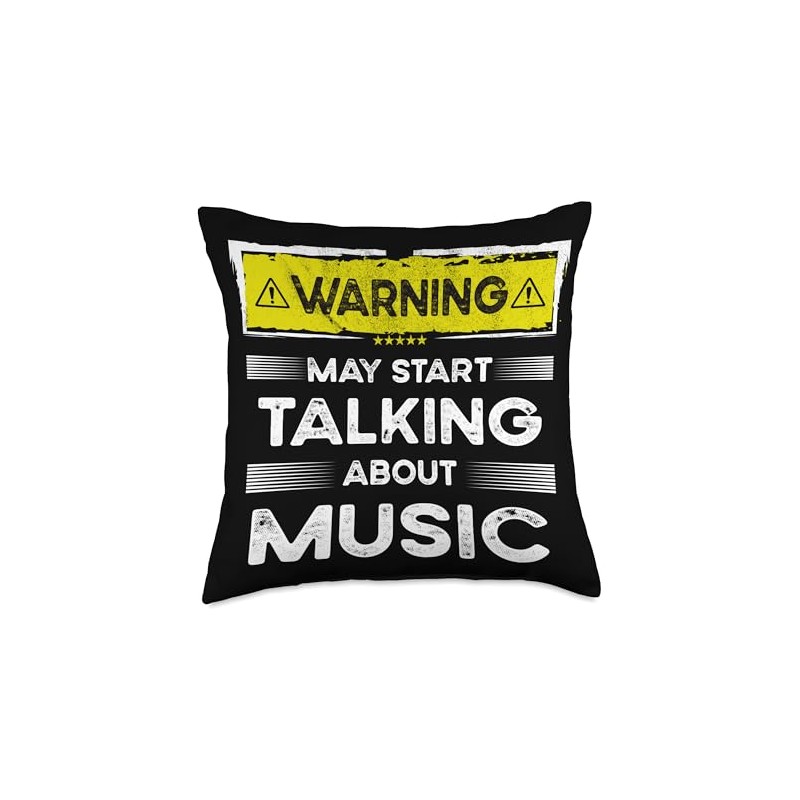 Talking about Music funny Throw Pillow