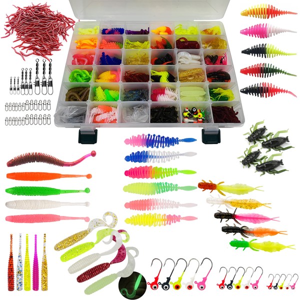 Njord Kalastus Mega Trout Rubber Bait Assortment Box Complete Set