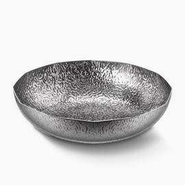 WAGENSTEIGER Stainless Steel Multi-Functional Serving Platter Bowl, Buffet Party & Catering Pans, Fruit Bowl, Candy Bowl, Ramen Cooking Bowl, 3-Ply Sukiyaki Pan with Aluminum Core (8.66" Diameter)