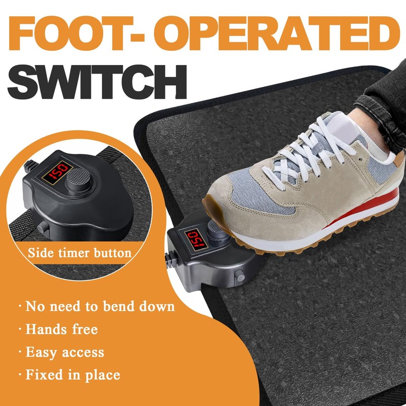 Floor Heater for Indoor Use (Black Granite)