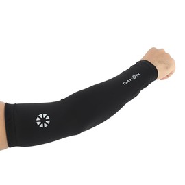 Dahon Classic Thermal Cycling Arm Warmers Anti-Slip Warm Cycling Arm Sleeves Autumn Winter Fleece Lined Biking Arm Warmers (Black, Large)