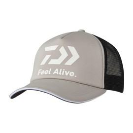 Daiwa DC-6225 FeelAlive Soft Half Mesh Cap, Various (2025 Model), gray, Free size